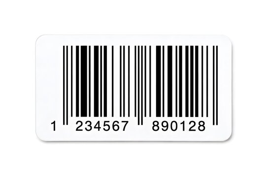 This shows a barcode with black vertical lines and white spaces. The numbers below the lines provide identification for products. The background is plain white