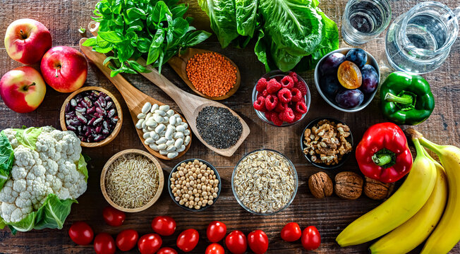 Foods products improving digestive health. Constipation relief food.
