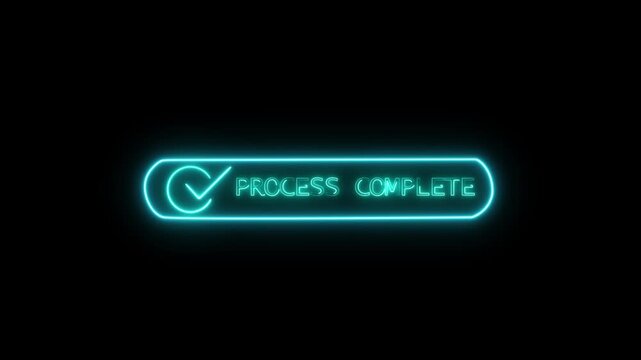 neon  verified button on black background, representing a digital interface for granting permission or access. Quantum verified concept. Digital system security alert 4K video.