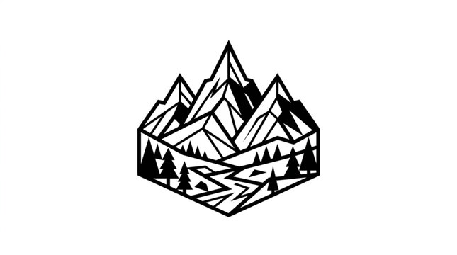 Geometric Mountain Mountain Pass Structure.