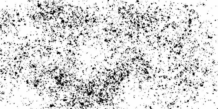 Scratched Grunge Urban Background Texture Vector. A grainy texture with a weathered and worn appearance, perfect for rustic-inspired designs and overlays. Black Grainy Texture Isolated On White Backgr