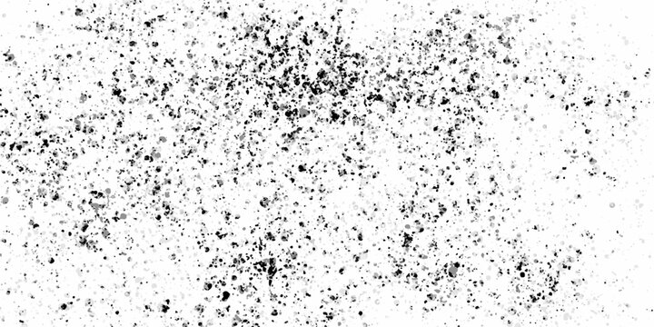 Scratched Grunge Urban Background Texture Vector. A grainy texture with a weathered and worn appearance, perfect for rustic-inspired designs and overlays. Black Grainy Texture Isolated On White Backgr