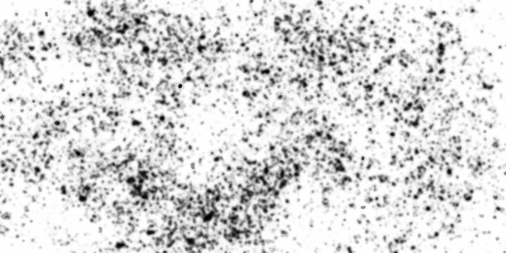 Scratched Grunge Urban Background Texture Vector. A grainy texture with a weathered and worn appearance, perfect for rustic-inspired designs and overlays. Black Grainy Texture Isolated On White Backgr