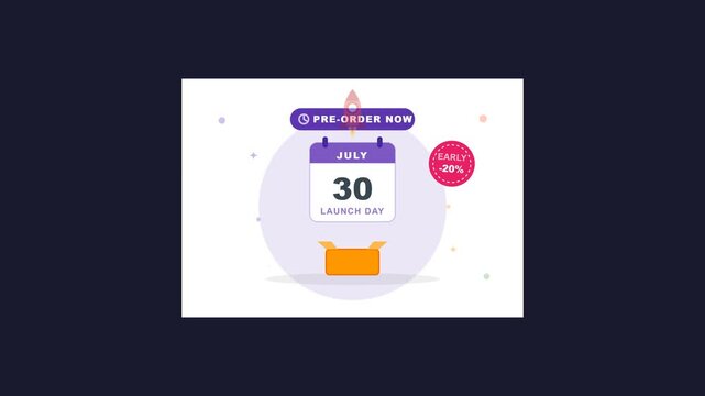 Rocket Launch Animation for Product Launch Day Marketing