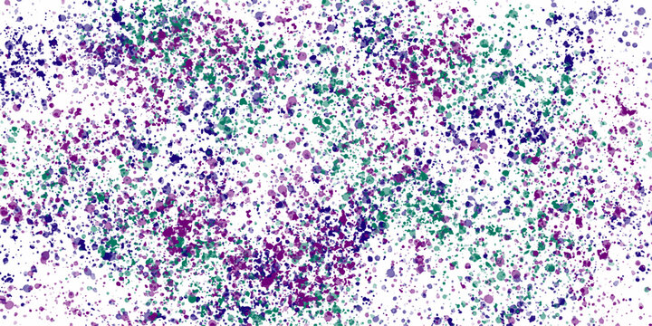 Holiday illustration with flying colorful particles of paper from cracker on white background. Falling Texture. Party Design. Colorful confetti pattern with small diamond shapes on white background.