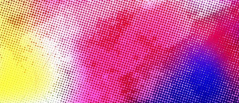 Abstract colorful halftone dot pattern texture background
