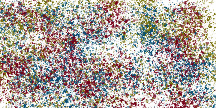 Holiday illustration with flying colorful particles of paper from cracker on white background. Falling Texture. Party Design. Colorful confetti pattern with small diamond shapes on white background.