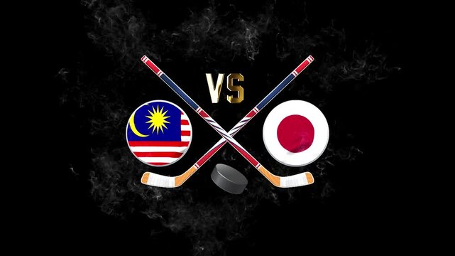 International Ice Hockey Match Between Malaysia and Japan Sports Illustration