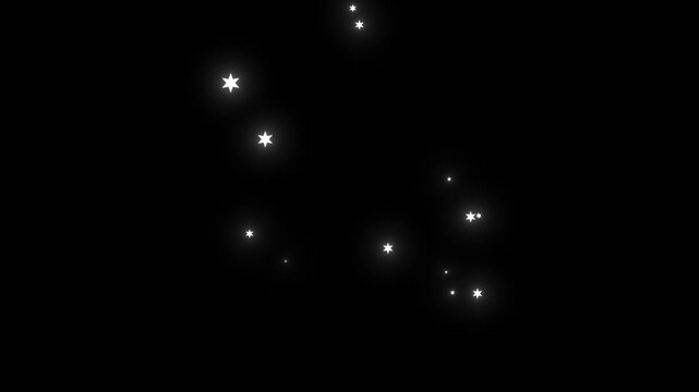 Luxury white glitter sparkles line trail animation, fairy tail glitter particles sparkling glitter awards, magic line dust, cartoon glitter on black screen background, 4k overlay