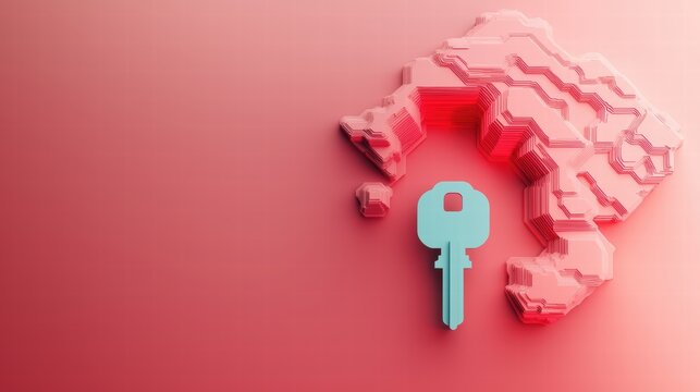 Cloud Networking Cloud Security Encryption Privacy Data encryption keys and algorithms visualized around a cloud icon, security concept.