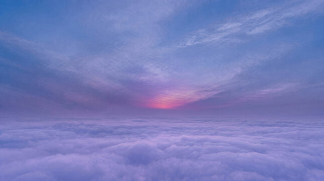 紫空 雲海 光景