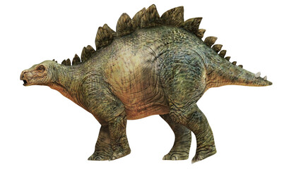 Fototapeta premium Realistic illustration of a Stegosaurus dinosaur