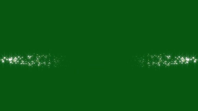 Background glitter stars overlay, luxury white sparkle trail, magical pixie dust path, glowing fairy dust particles, green screen effects, 4k