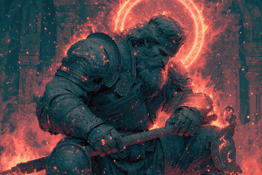 Svarog in the Eternal Forge &mdash; Ancient Slavic God of Sacred Fire