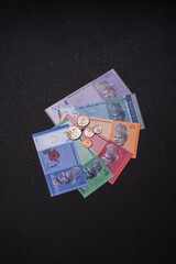 Malaysian ringgit banknotes as a tool for trade and financial transactions. The Malaysian ringgit © chernikovatv