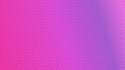Vibrant fuchsia to violet gradient featuring an elegant pattern of small white polka dots and circles ©  Design_ mn