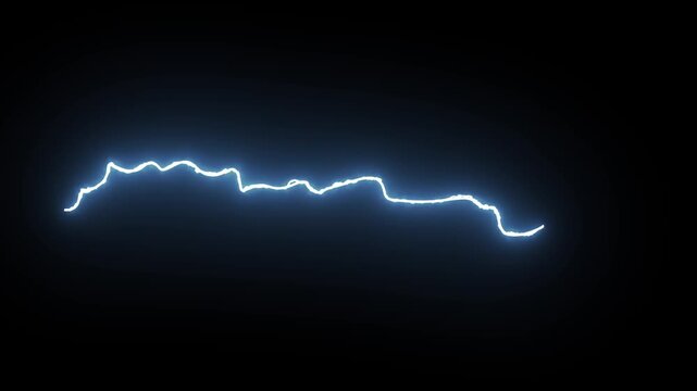 Blue lightning bolts with energy effects fx, glowing power flash, storm lightning effect, high voltage thunder strike, electric discharge overlay, realistic electricity animation.