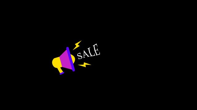 Sale, discount and offer labels with alpha channel. 