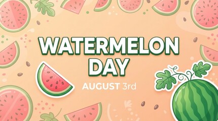 Fototapeta premium Watermelon slice and whole on summer background