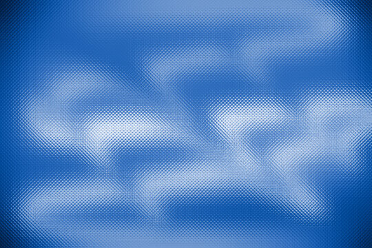 Abstract Blue Halftone Wave Texture Background
