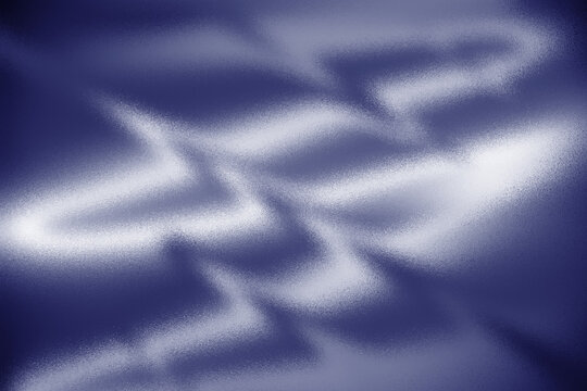 Abstract Blue Textured Background with Silver Cloud Waves