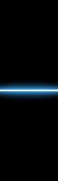 Thin blue horizontal line element for divider, underline and clean minimal layout design