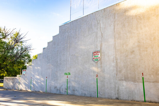 Historic Pelota Fronton court in Jordan Valley Oregon