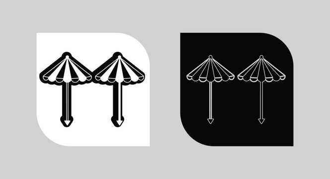 Minimalist vector illustration showing geometric architecture and structural building outlines with architecture, building