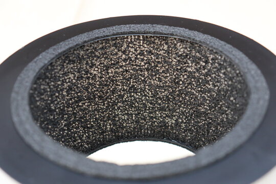 Activated carbon filter layer from an air purifier filter replacement part