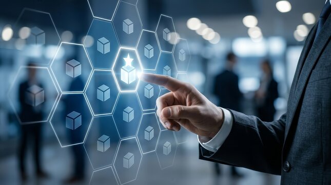 Concept of business differentiation strategy showcasing competitive advantage and uniqueness.