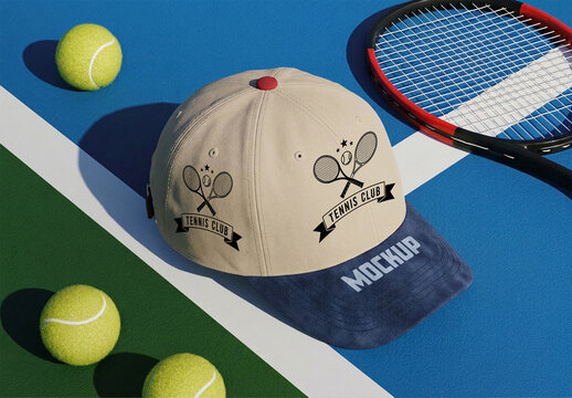 Tennis Cap Mockup
