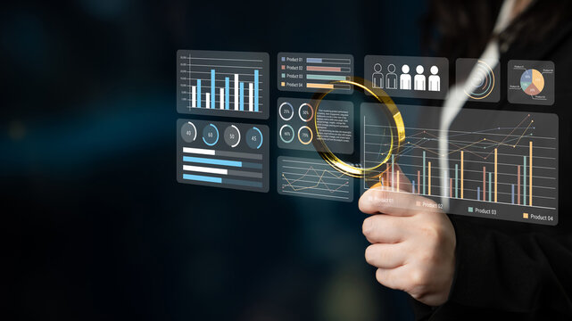 Modern dashboard interface showing performance metrics, data charts, and trend analysis for product tracking, reporting, and business intelligence. Parse