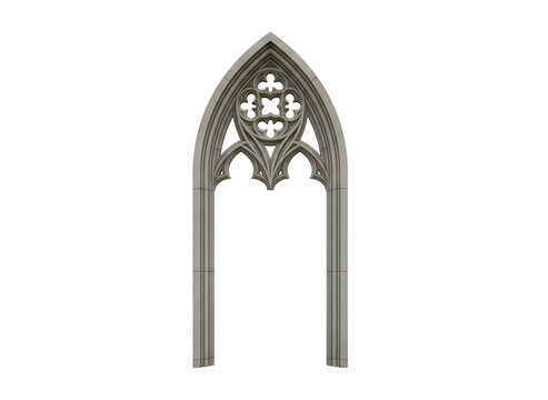 gotisches Spitzbogenfenster