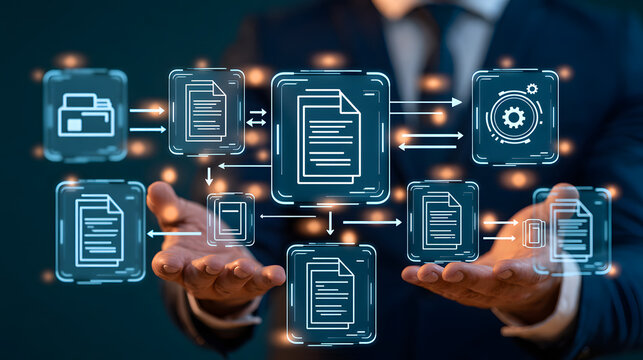 Conceptualizing an online documentation database and document management system with integrated process automation for file management and compliance, a digital efficiency focus, and technological adv