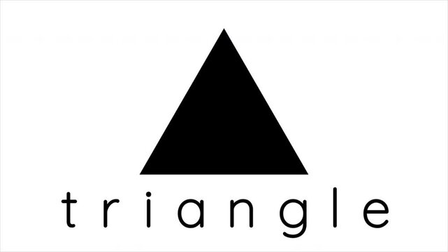 Animation of the transformation of geometric shapes&mdash;from triangles to polygons all the way to decagons&mdash;by gradually adding one additional face and one internal angle with the shape's name.