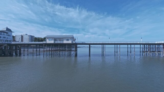 Drone Footage of Penarth Pier
