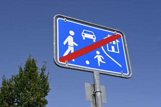 verkehrsberuhigte zone, ende