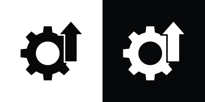 Efficiency icon lineart symbols pack. EPS10