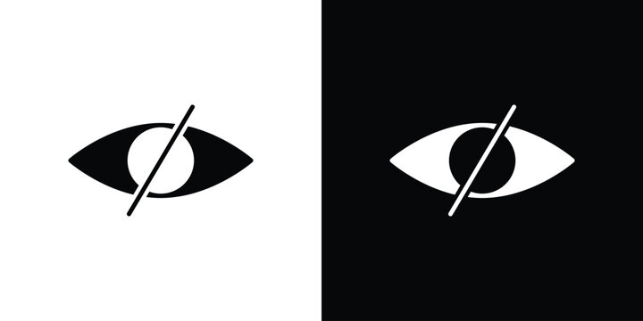 Sensitive content icon lineart symbols pack. EPS10