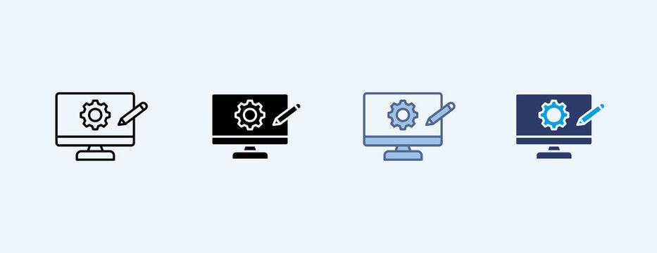 Design Multiple Icon Illustration Vector