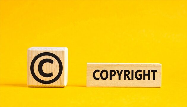 Copyright Concept: Intellectual Property Protection and Creative Rights Visualization
