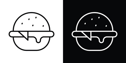 Fototapeta premium Burger icon