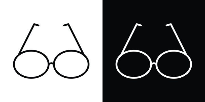 Eye glasses icon