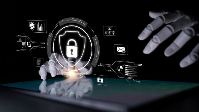 AI artificial intelligence strengthens cybersecurity with intelligent threat detection, virtual assistant alerts, and proactive protection agAI artificial intelligencenst digital breaches. Latch