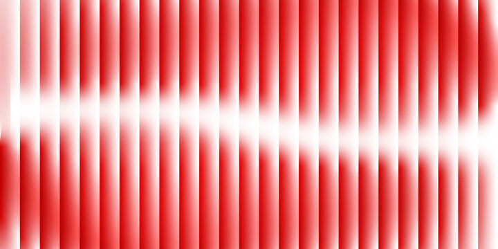 Abrupt Red and White Vertical Striped Grainy Gradient Abstract Background