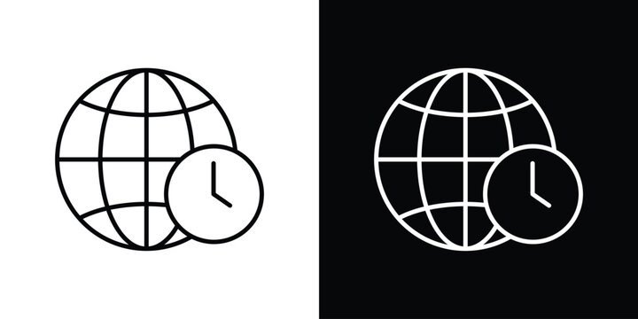 Time zones icon