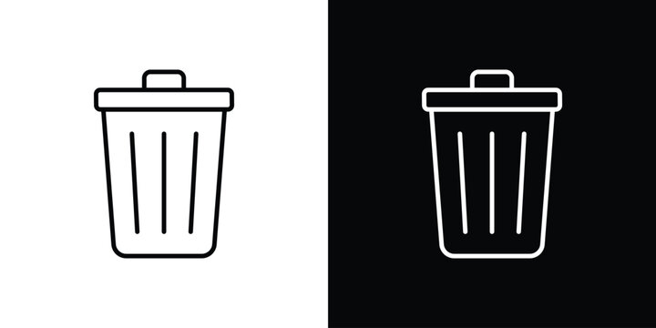 Trash bin icon