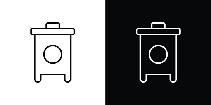 Trash compactor icon