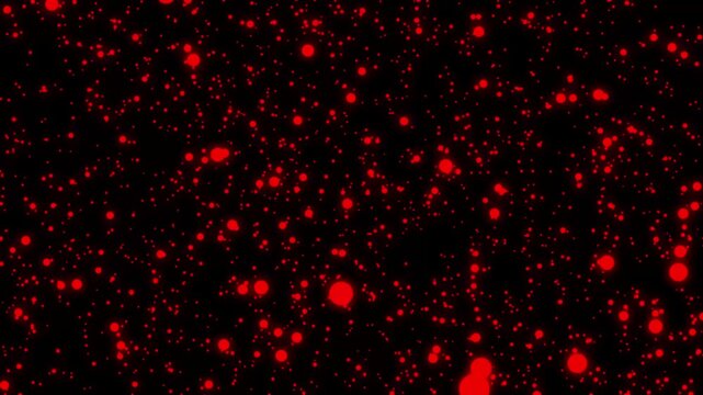 High-quality abstract animation featuring thousands of glowing white particles floating across a black background. Ideal for snowfall effects, dust overlays, bokeh, stars, magical atmospheres, festive