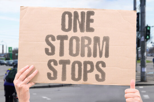 "One Storm Stops" Normal plans collapse very quickly. STORM. FLOODING. DELAYS. CITY. SHUTDOWN.